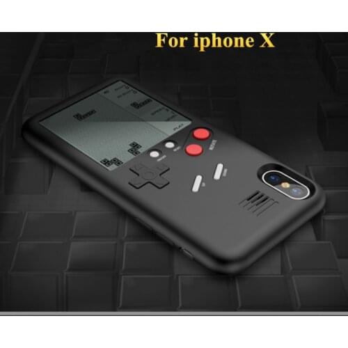 Unique Multi Phone Cases For Iphone X XS XR MAX 6 6S 7 8 Plus Cases TPU Case Tetris Game Console Appearance Protection Cover
