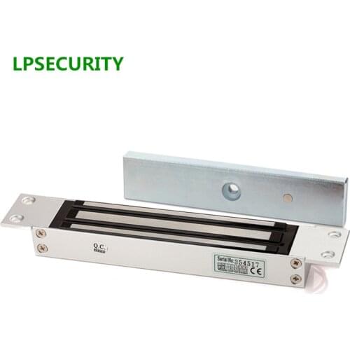LPSECURITY 180kg/350lbs concealed electric magnetic gate door door built-in mounting