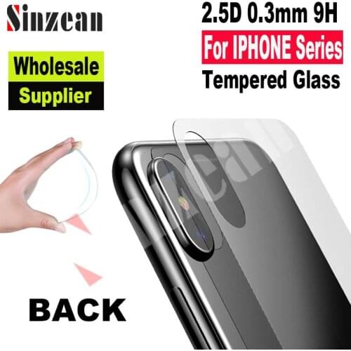 50pcs For IPHONE 12 Pro Max/11 Pro/XS MAX/XR 2.5D BACK tempered glass For IPHONE 6S/78 PLUS BACK Sscreen protector(Wholesale)