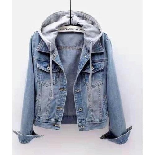 2021 Jean Denim Jacket Jackets For Clothes Women Chaqueta Mujer Coat Female Chaquetas Tunic Oversized Outerwear Fall Plus Size