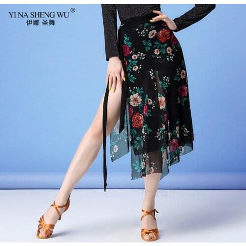 Women Belt Bellydance Hip Scarf Printed Belly Dance Accessories Costume Belt Printed mesh Latin Skirt Hip Scarf New For Women