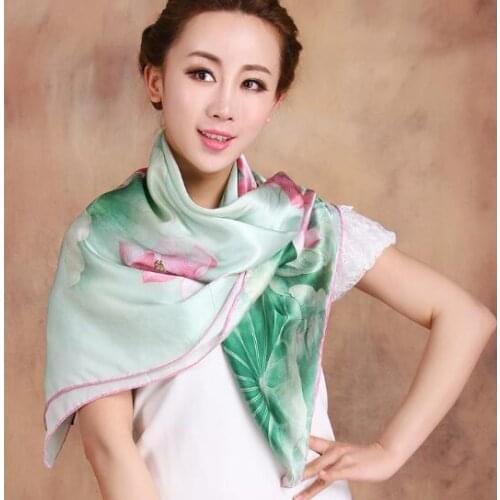 110cmx110cm 12 Mommie Thick 100% Silk Scarf Fashion bandana Luxury Woman Brand Scarve Women Shawl High Quality Print hijab