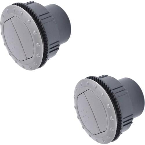 2pcs Universal Knob Style Air Conditioning Vent Deflector Outlet for RV Bus