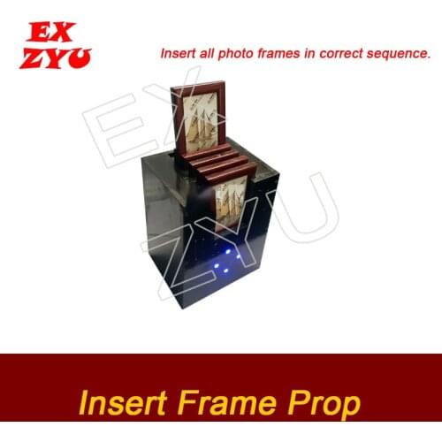 EXZYU Insert Photo Frame Prop in correct sequence real life escape room mechanism secret special suitable for various themes