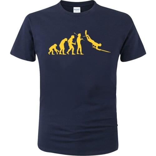 Evolution Spearfishing Spear Fish Scuba Dive Diving Fishing Print T Shirt Summer Cotton Short Sleeve O-Neck Men Clothing Tees