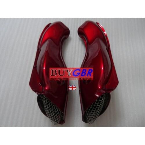 Pearl red For Suzuki GSXR600/750 K4 2004 2005 04 05 Air Intake Fuel Delivery Ducts Scoops Motorcycle Buygbr