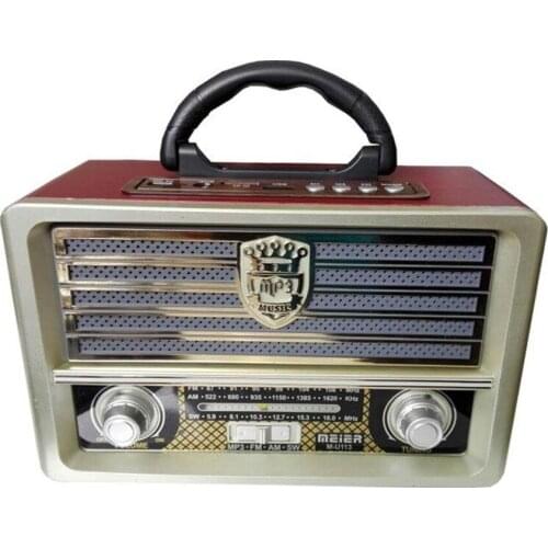 Meier M-113BT Bluetooth FM radio Retro Nostalgic Wooden