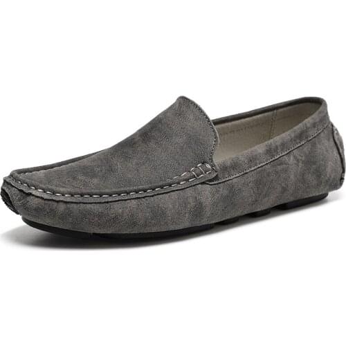 Mens Casual Loafers Shoes Breathable Light Fabric Fashion Flats Male Shoes Retro Flannel Elegantes British Style Formal Footwear