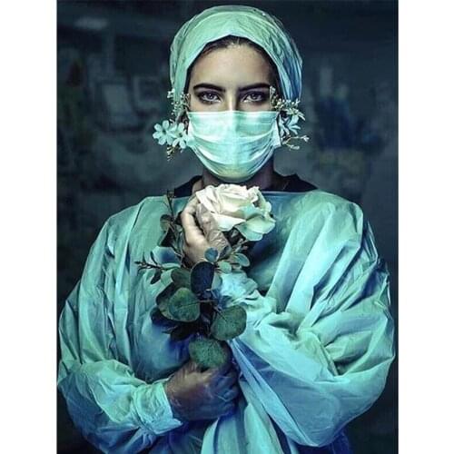 5D DIY Rhinestone Diamond Painting Full Round Square Picture Doctor Paint By Numbers Cross-stitch Kit Embroidery Mosaic XN1498