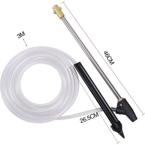 Pressure Washer Sand Blaster Sandblaster Gun Lance Sandblasting Jet Kit Hose Wet Lance High Pressure Water for Universal Car