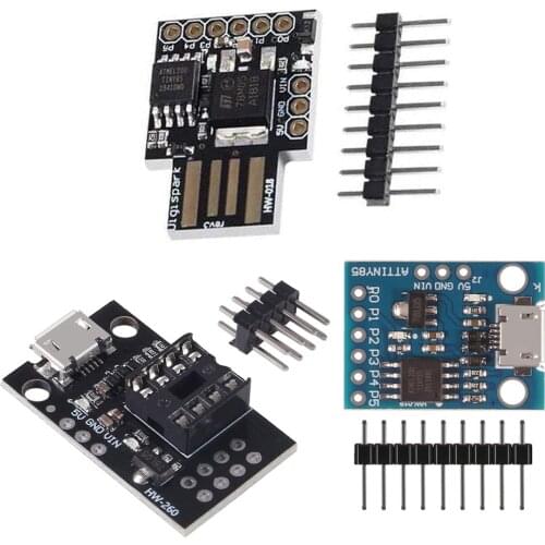Blue Black TINY85 Digispark Kickstarter Micro Development Board ATTINY85 module for Arduino IIC I2C USB