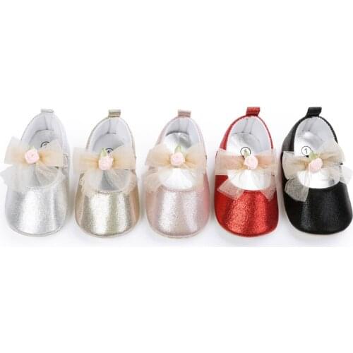 Butterfly Knot Newborn Baby Girls Casual Shoes Fashion Princess Shoes Toddler First Walker