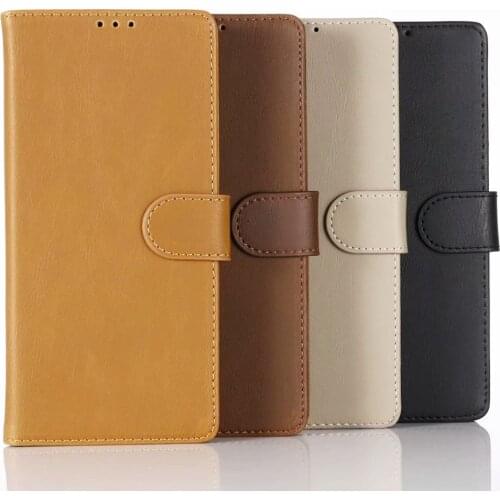 20pcs/lot Retro Crazy horse 3 card leather phone case cover for samsung galaxy Samsung Note 8 9 10 20 plus protective cover case