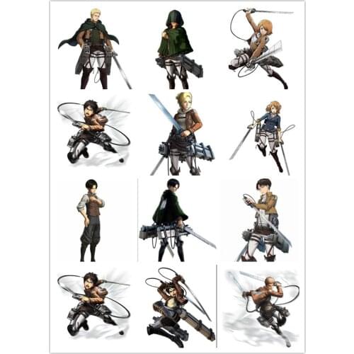 2021 Anime Attack on Titan Acrylic Stand Figure Rivaille Eren Jager Mikasa Ackerman Armin Model Desktop Decor Collection Toy HOT