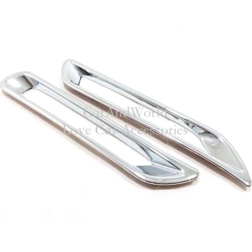 ABS Chrome For Toyota RAV4 RAV 4 2019 2020 Rear Fog Light Lamp Panel Cover Molding Frame Trims Car Styling Accessories