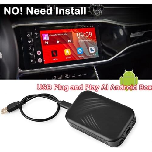 AI Box Andriod for Original Apple CarPlay System Play YouTube Netflix CP-600 For AUDI A6 A7 A8 Mercedes W213 W223 W177 W463
