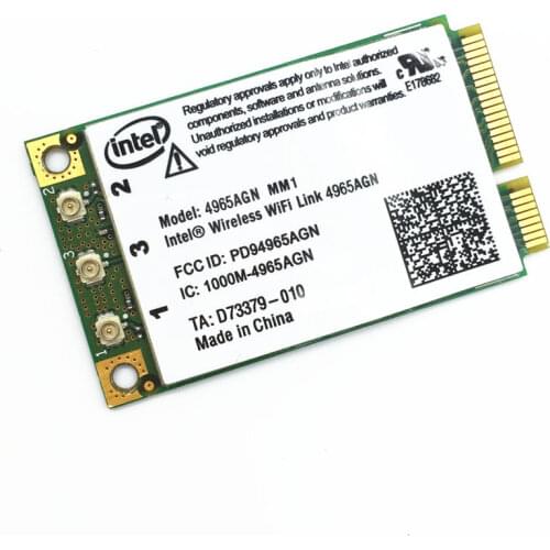 Wireless Adapter Card for Intel 4965AGN 4965 agn mini pcie Wifi Wireless Card for Dell Latitude D620 D630 D631 D820