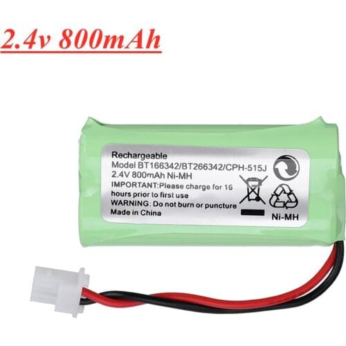 BT-166342 800mAh AAA Ni-MH Rechargeable Battery For Uniden BT-166342 BT166342 166342 BT-266342 Cordless phone battery