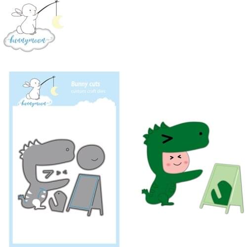 CH Crocodile coat Girl Metal Steel Flower Set Cutting Dies Stencil For DIY Scrapbooking Album Paper Card Photo Decor Cut Craft