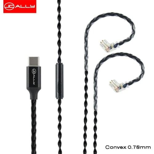 TypeC ALC5686 chip DAC decoding 8 Core Silver Plated HIFI Upgrade Cable MMCX0.75 0.78 2Pin For QDC TFZ CCA ZSN ZST UE RRM W10