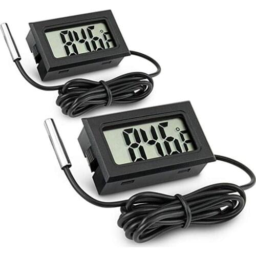 Mini Digital Humidity Meter Refrigerator Thermometer Hygrometer Sensor Gauge LCD Temperature Aquarium Monitoring Display Room