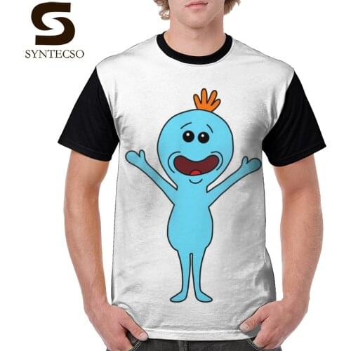 Meeseeks T Shirt Meeseeks T-Shirt Graphic XXX Graphic Tee Shirt Awesome Short Sleeve Polyester Male Fashion Tshirt