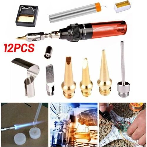 MT-100 Gas Soldering Iron Electric Blow Torch Gun Wireless Portable Butane Tools