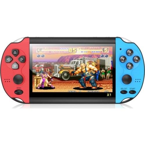 X Plus 4.5inch Video Game Console Built In 1000 Games 8GB Handheld Double Joystick Game Controller Spupport AV Output TF Card