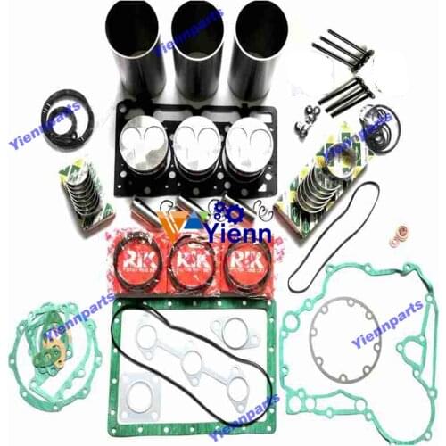 D1105 Overhaul Rebuild Kit With Valve Kit For Kubota Excavator Loader Diesel Engine Repair Spare Parts