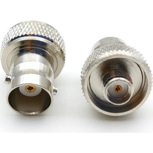 YTC126 COPPER BNC Female Jack to SMA Female RF Coaxial Connector
