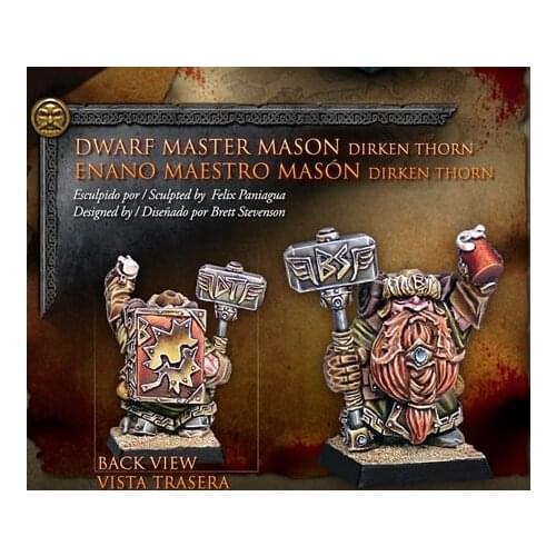 Model kit resin kit Avatars of War 28242 Dwarven Stone Master 28mm
