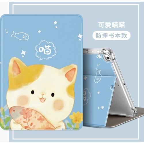 Cartoon Silicone Case For iPad 10.9 Air 4 Pro 11 2020 10.5 Air 3 Airbag Anti-fall 10.2 inch 8th 7th For Mini 3 4 5 Air 1 2 Cover