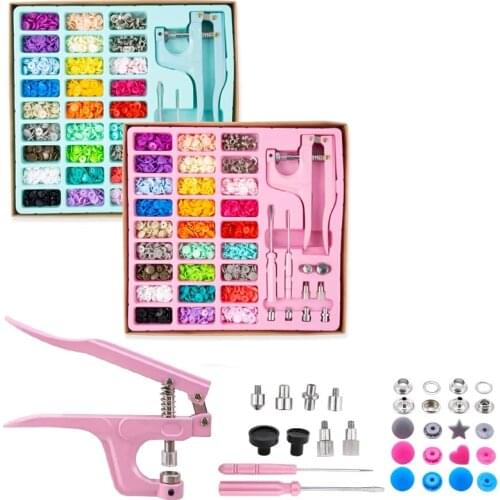 Multifunction Snaps and 3 Kinds Replace Snap Pliers Set, 270pcs T5 Plastic/Metal Buttons for Sewing & Crafting Clothing