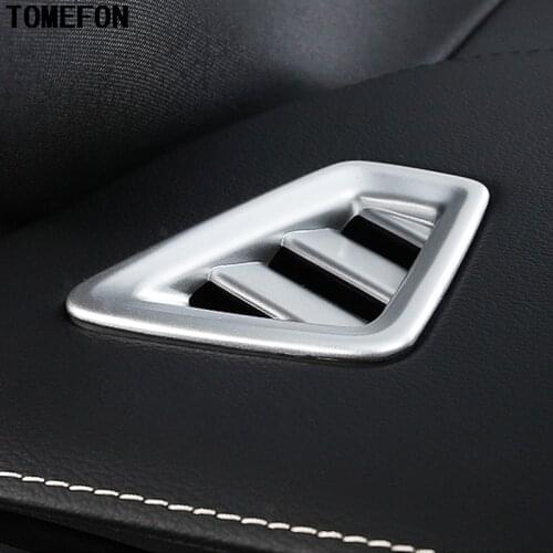 TOMEFON For Volvo XC60 XC 60 2018 2019 Interior Front Upper Air Vent Outlet Cover Trim Car-styling AC Vent Stickers LHD 2pcs