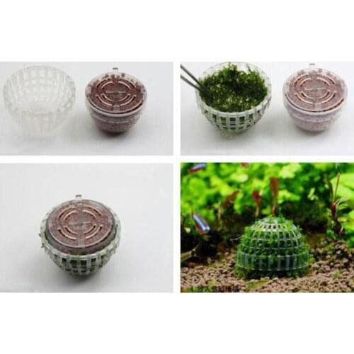 Natural Mineral Aquatic Bio Moss Ball Filter Mineral Balls Aquarium Crystal Red Shrimp House Fish Tank Decoration Supplies