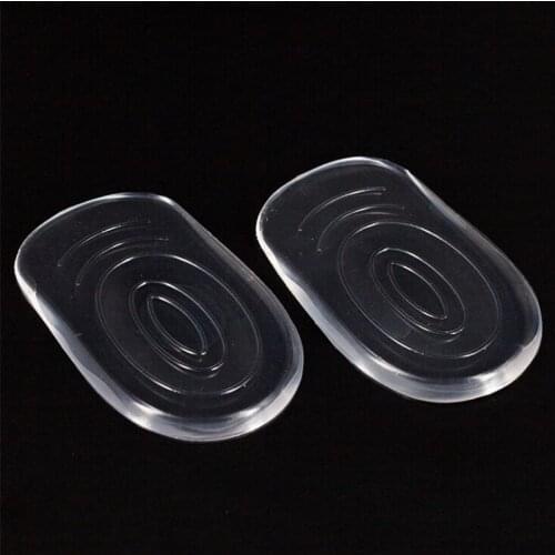 New Silicone Gel orthopedic Insoles Back Pad Heel Cup for Calcaneal Pain Health Feet Care Support spur feet cushion pads