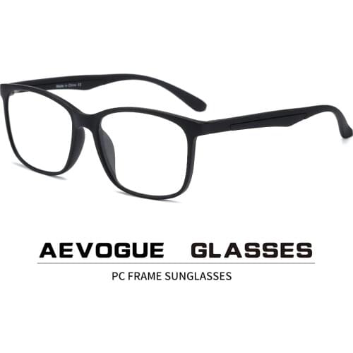 AEVOGUE Photochromic Glasses Prescription Frame Men Optical Eyeglasses Women Eyewear Anti Blue Light Glasses KS103