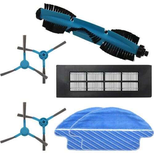 Roller brush+side brush+ HEPA filter+mop for Conga 3090 robot vacuum cleaner parts replacement