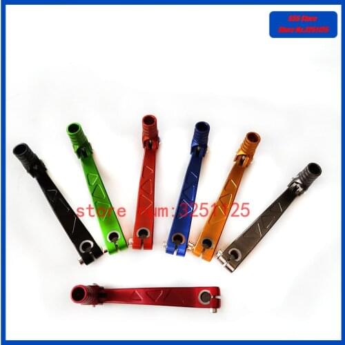 Dirt Pit Bike CNC Aluminum Folding Gear Shift Lever For KAYO BSE Apollo Xmotos SSR CRF KLX 50 70 90 110 125 140 150 160 cc