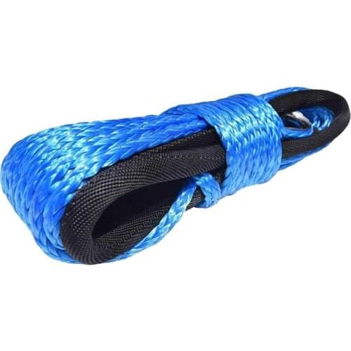 Synthetic Winch Rope Bungee Cords with Hooks Luggage Tied Rope Durable Tied Band for Trailer Bicycle Elastic Cord G5AD