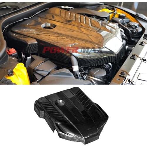 For Toyota 2019 Supra Carbon Fiber Engine Cover Replacement Engine Hood