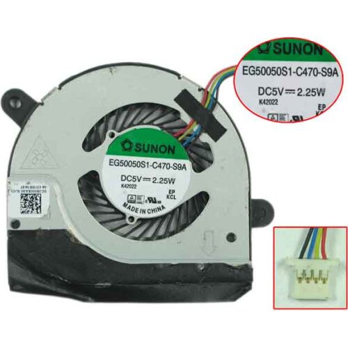 SUNON EG50050S1-C470-S9A DC 5V 2.25W 4-Wire Server Laptop Cooling Fan