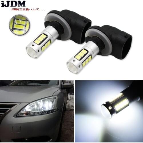 IJDM High Power 6500K White 30-SMD 4014 881 889 H27 LED Replacement Bulbs For Car Fog Lights,ca DRL Lamps,12V Car led,yellow/Red