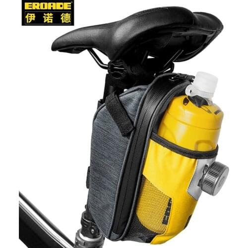Bike Accessories Saddle Bag Reflective Waterproof Zip Style Large Capacity Place The Kettle Road Mountain Bicycle Generic