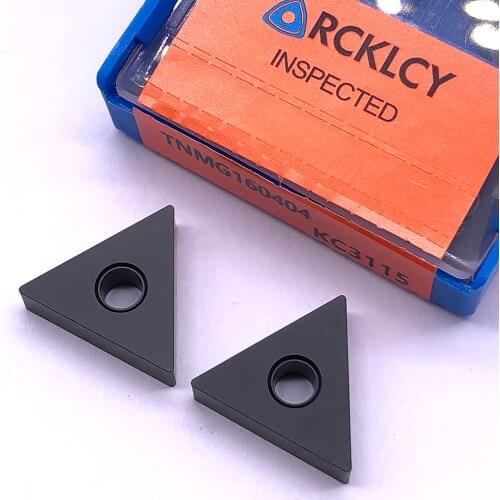 10pcs RCKLCY TNMA160404 MA KC3115 Hard Metal Carbide Inserts CNC Lathe Tool turning holder High quality TNMA160404 cast iron