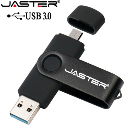 JASTER USB 3.0 Smart phone USB Flash drive OTG pendrive 4GB 8GB 16GB 32GB 64GB Micro USB Flash disk for Smart Phone wholesale