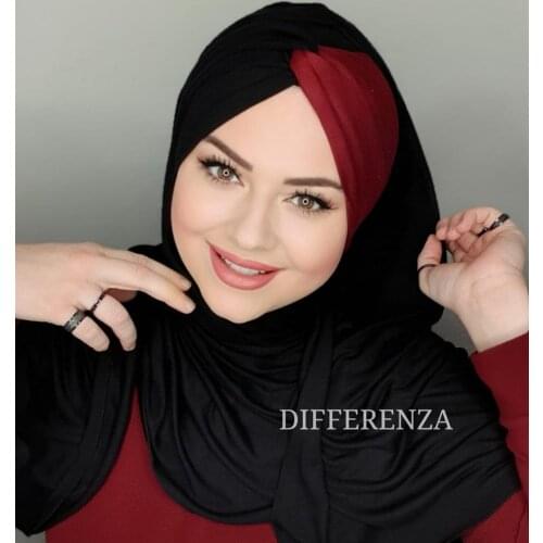 Ramadan Hijab Turban Differanza Muslim Clothing for Women New Stylish Special Design Islamic Fashion Turkey Free Shipping