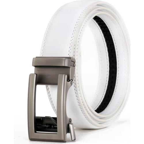 New Men Belts Genuine Leather Mens Luxury Strap Automatic Buckle Male Belt Formal Mens Trousers Belt Designer Men Waistband