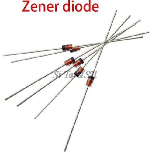 100pcs 0.5W Zener Diode 500MW DO-35 1/2W BZX55C 2.4V 2.7V 3V 3.3V 3.6V 3.9V 4.3V 4.7V 5.1V 5.6V 6.2V 6.8V 7.5V 8.2V 9.1V 10V