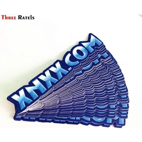 Three Ratels 50pcs XNXX.COM Logo Pvc Waterproof Window Laptop Trunk Auto Motorcycle Car Decal Sticker